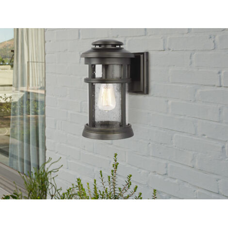 Elstead Newport Outdoor 1 Lichtwandlaterne, Antikbronze, IP44, E27