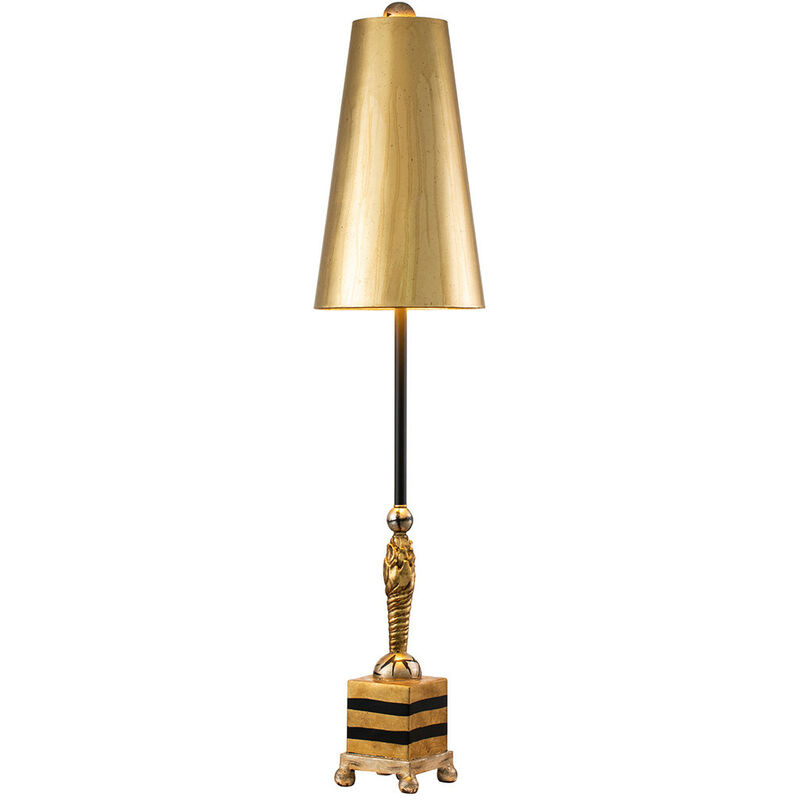 

Noma Luxe - 1 Lámpara de mesa ligera Acero, E27 - Elstead