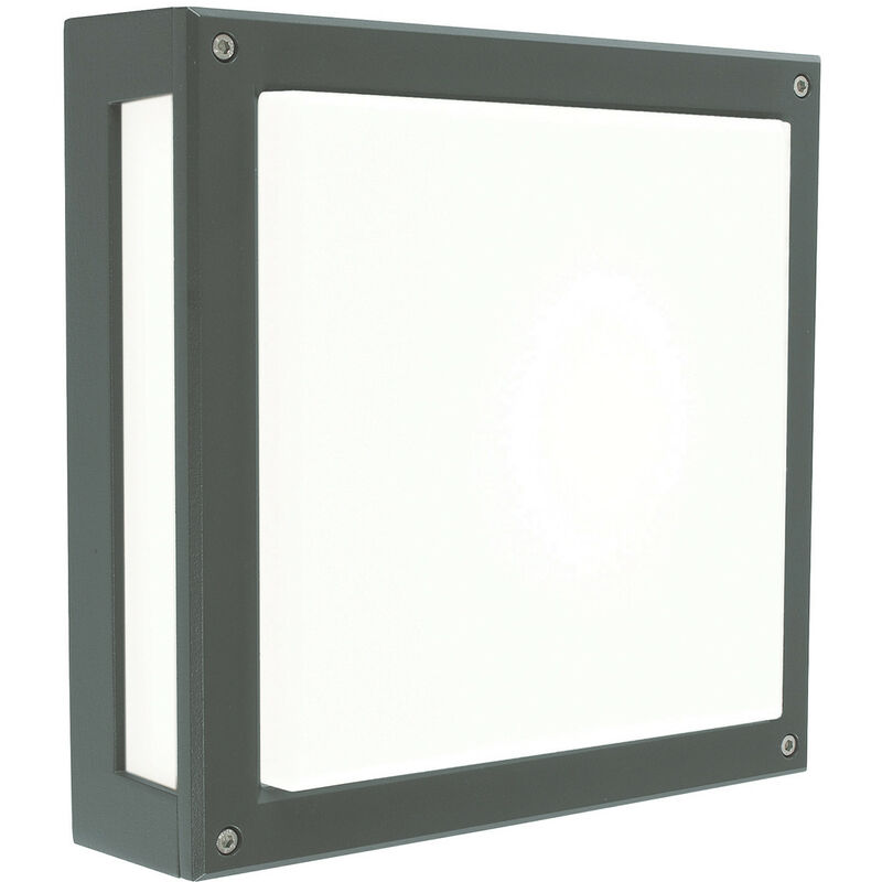 Elstead Lighting - Elstead Nordland Integrated LED Outdoor Wall, Ceiling Light, Graphite, IP65