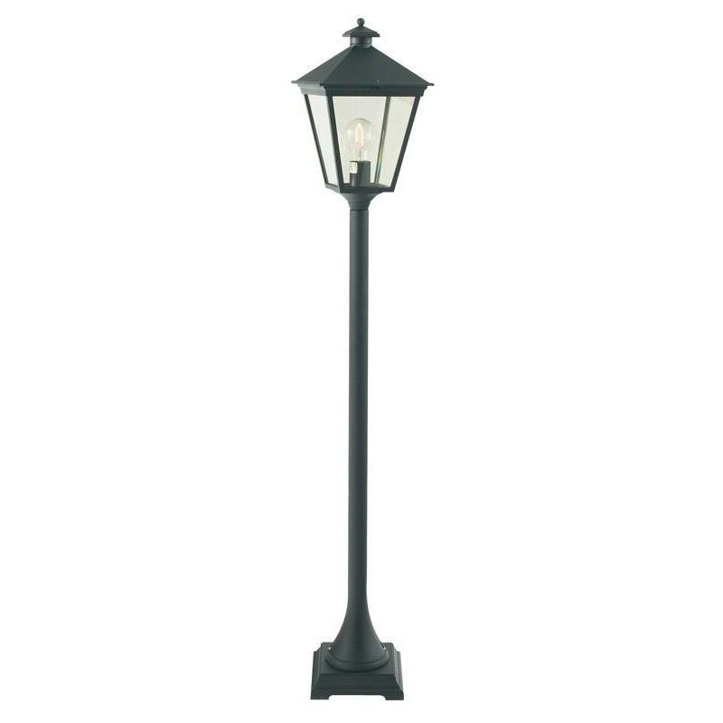 Elstead Lighting - Elstead - Outdoor Pillar Lantern Black, E27