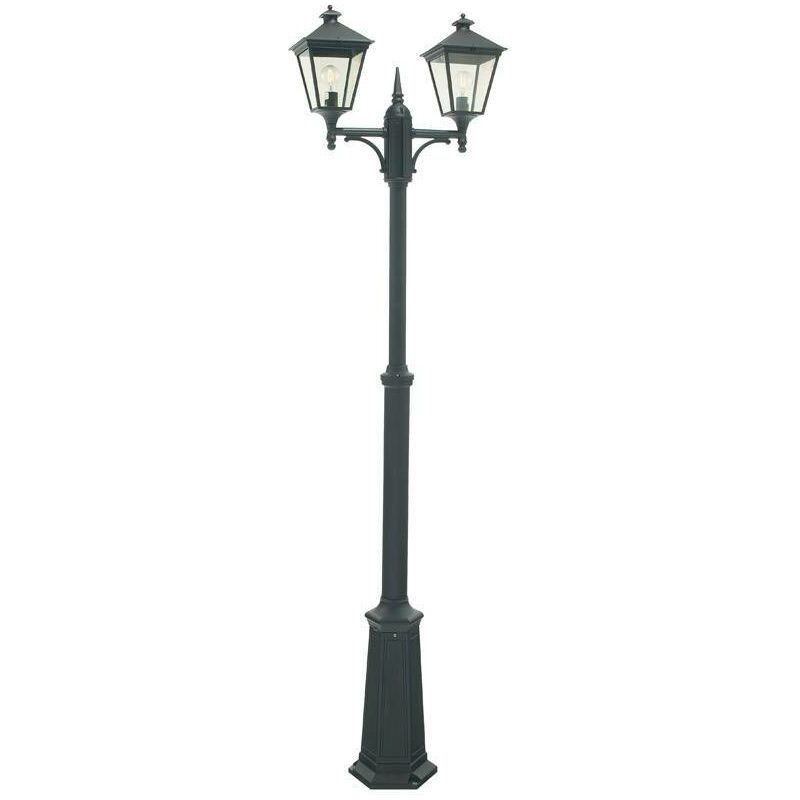 Elstead Lighting - Elstead - Outdoor Twin Lamp Post, E27