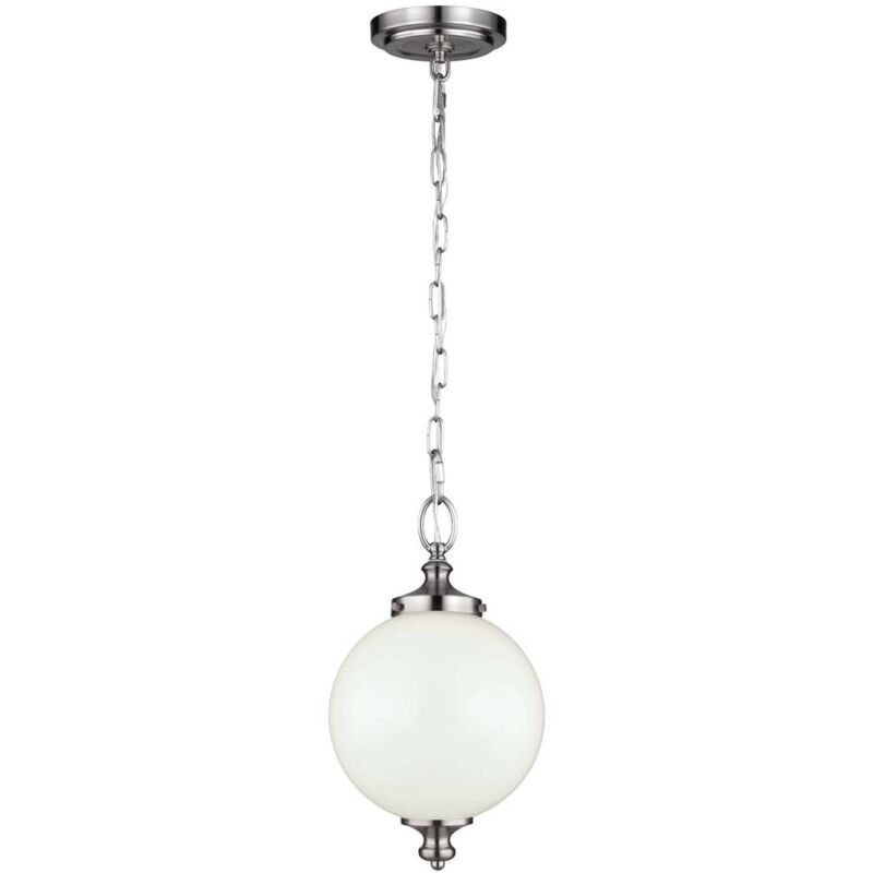 Lampada a sospensione plafoniera lampada a sospensione lampada da sala da pranzo acciaio vetro acciaio inox d 21.6cm