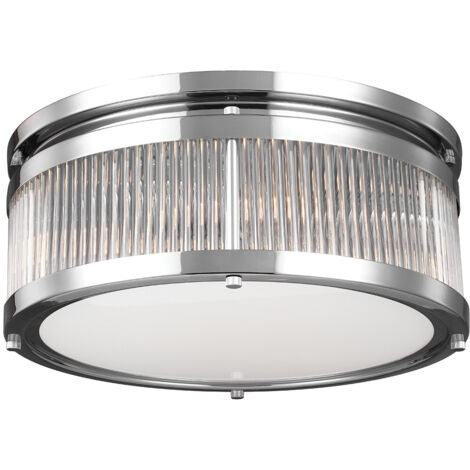 Elstead Paulson - 4 Licht Badezimmer Unterputz Deckenleuchte Chrom IP44, G9