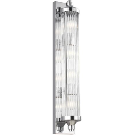 Elstead Paulson - 4 Licht Deckenpendelleuchte Chrom IP44, G9