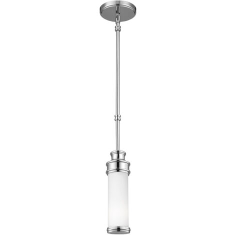 Elstead Payne - 1 Licht Mini Deckenpendelleuchte Chrom poliert IP44, G9