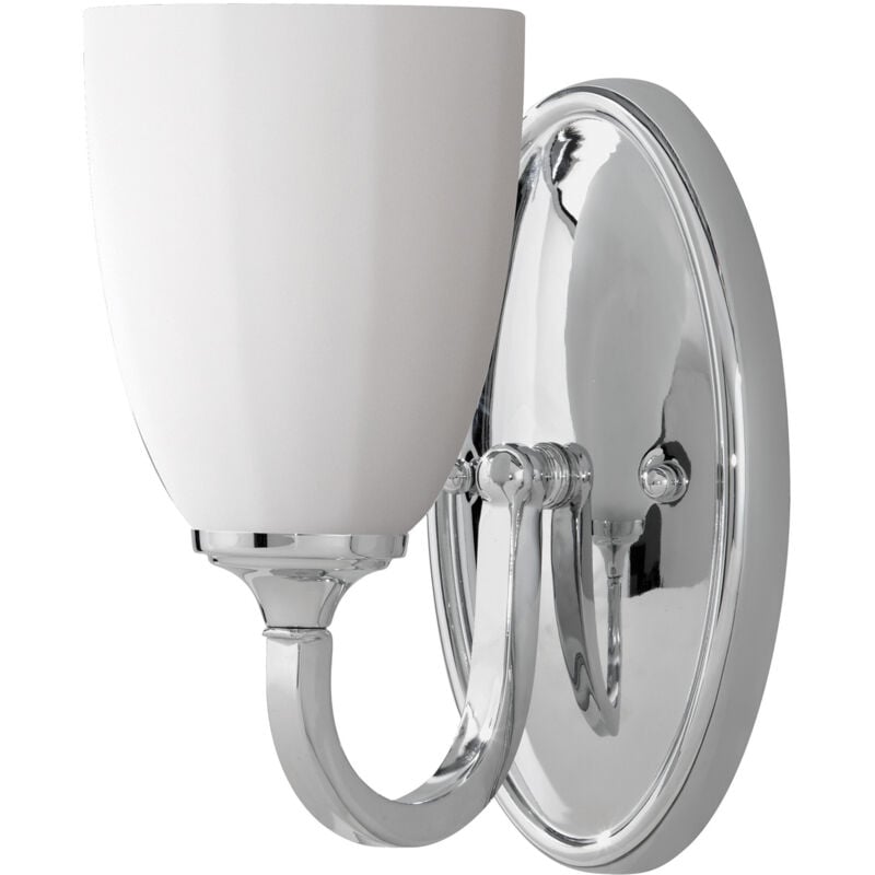 Elstead Perry - Applique a candela da interno 1 luce Cromo lucido IP44, G9