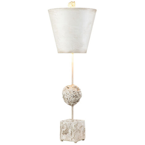 Elstead Petra Lampada da Tavolo, Bianco Osso