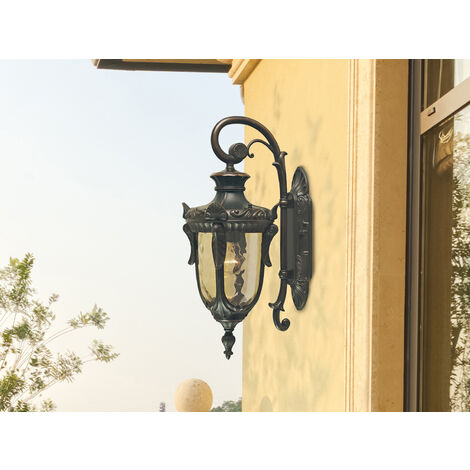 Elstead Philadelphia - 1 Licht im Freien Kleine Wandlaterne Licht Altbronze IP44, E27