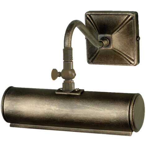 Elstead Picture Light - Applique da parete 1 luce piccola nero, oro, attacco E14