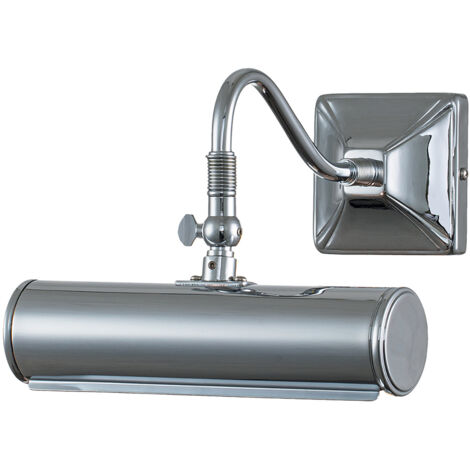 Elstead Picture Light - Applique da parete piccola 1 luce Cromo lucido, attacco E14