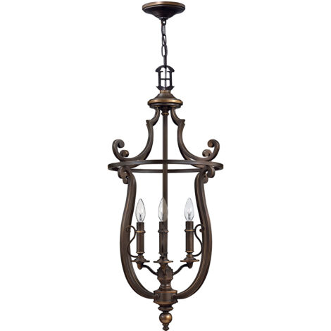 Elstead Plymouth - Lampada da soffitto a 4 luci Bronzo antico, E14