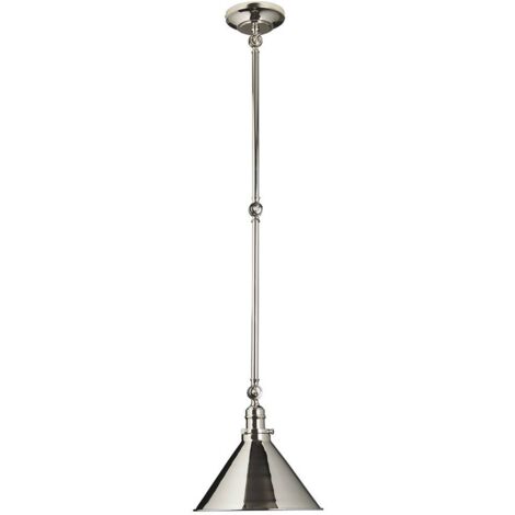 Elstead Provence - 1 Licht Innenwand- / Deckenleuchte Nickel poliert, E27