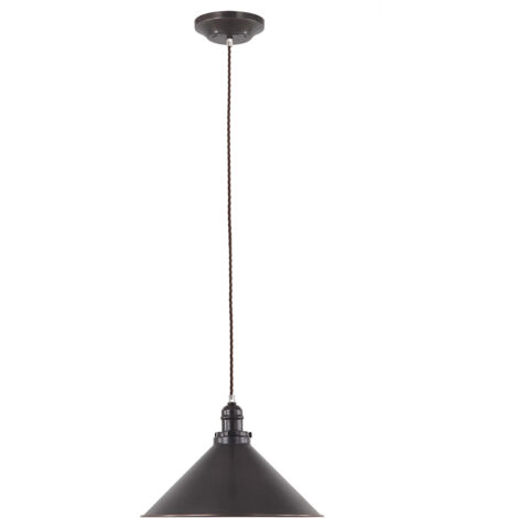 Elstead Provence - 1 Light Dome Deckenanhänger Old Bronze, E27