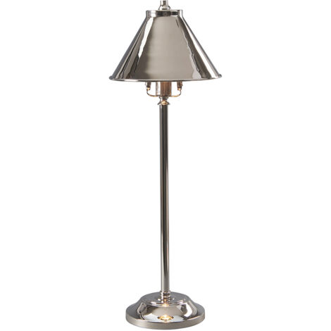 Elstead Provence - Lampada da tavolo 1 luce nichel lucido, E14