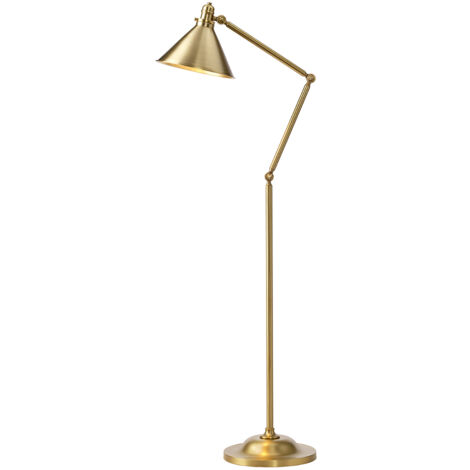 Elstead Provence - Lampada da terra 1 luce in ottone invecchiato, attacco E27