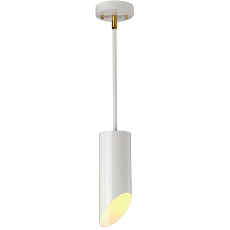 Elstead Quinto - Suspension à 1 lumière - Laiton vieilli blanc, E27