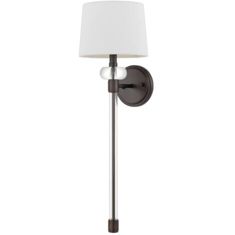 Elstead Quoizel Barbour Wandleuchte mit Schirm Harbor Bronze