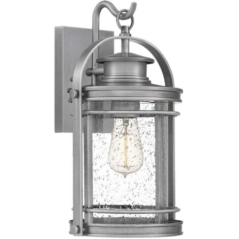 Elstead Quoizel Booker Outdoor Wandlaterne Industrial Aluminium, IP44