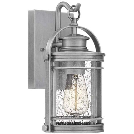 Elstead Quoizel Booker Outdoor Wandlaterne Industrial Aluminium, IP44