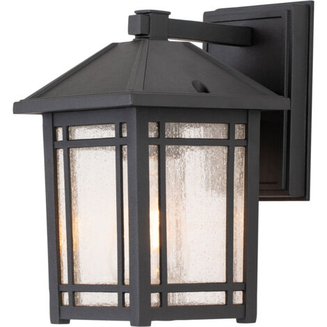 Elstead Quoizel Cedar Lanterne murale d'extérieur noire, IP44