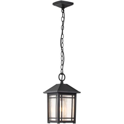Elstead Quoizel Cedar Plafoniera da esterno a sospensione nera, IP44