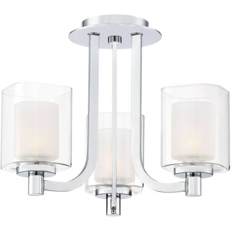 Elstead Quoizel Kolt Plafonnier Globe Chrome Poli, IP44