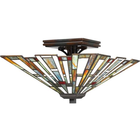 Elstead Quoizel Maybeck Tiffany Valiant Bronzo