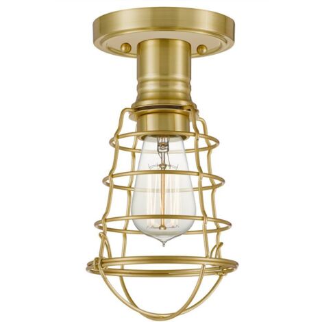 Elstead Quoizel Mixon Plafoniera semi-incasso in ottone spazzolato