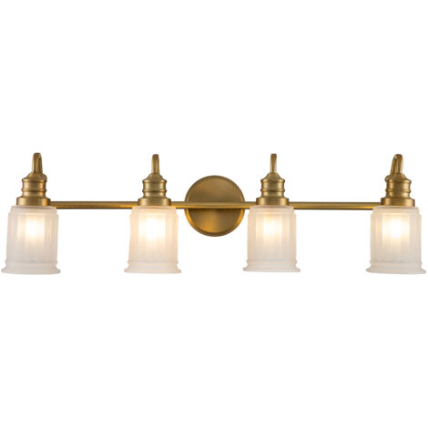 Elstead Quoizel Swell Lampada da parete in ottone spazzolato, IP44