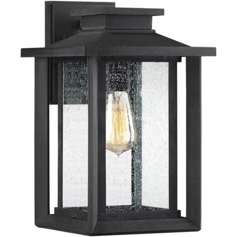 Elstead Quoizel Wakefield Lanterne murale d'extérieur Earth Black, IP44