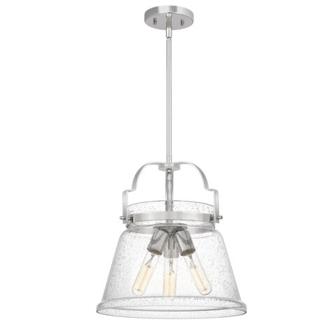 Elstead Quoizel Wimberley Dome Suspension Plafonnier Chrome Poli