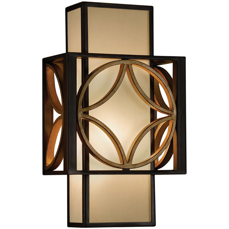 Applique Contemporanea Remy Metallo Bronzo Antico Oro 1 Luce E14