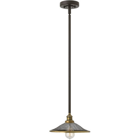 Elstead Rigby - 1 Light Dome Deckenanhänger Rosskastanie Bronze, E27