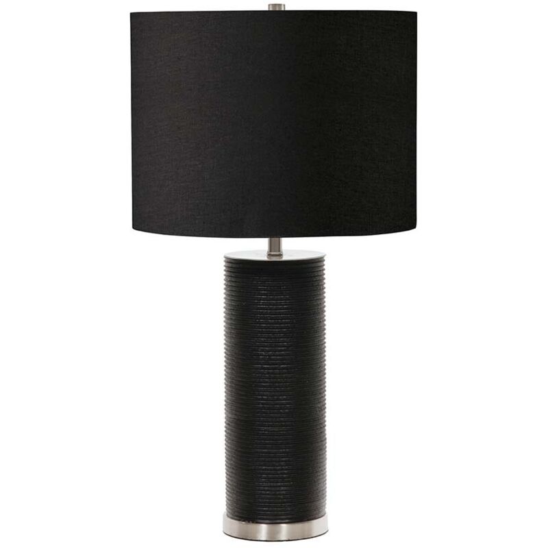 Ripple - 1 Leuchttischlampe - Schwarz, E27 - Elstead