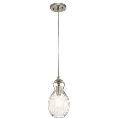 Elstead Riviera 1 Lichtanhänger, Nickel gebürstet, E27