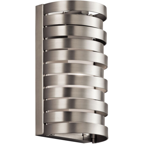 Elstead Roswell - Applique da parete per interni a 1 luce Nichel spazzolato, G9