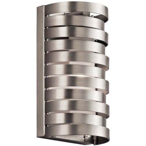 Elstead Roswell - Applique murale d'intérieur à 1 ampoule, nickel brossé, G9