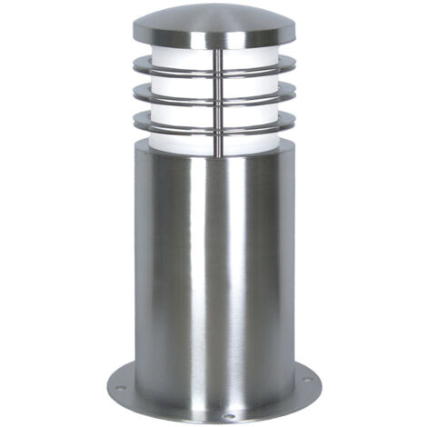 Elstead Sandbanks - Mini Paletto Luminoso da Esterno 1 Luce Acciaio Inox IP44, E27