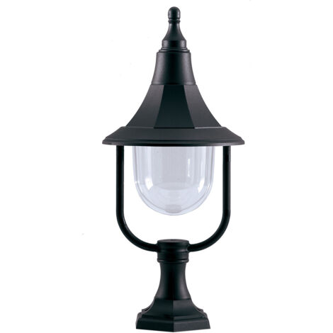 Elstead Shannon - 1 Licht Außenleuchte Schwarz Polycarbonat IP44, E27