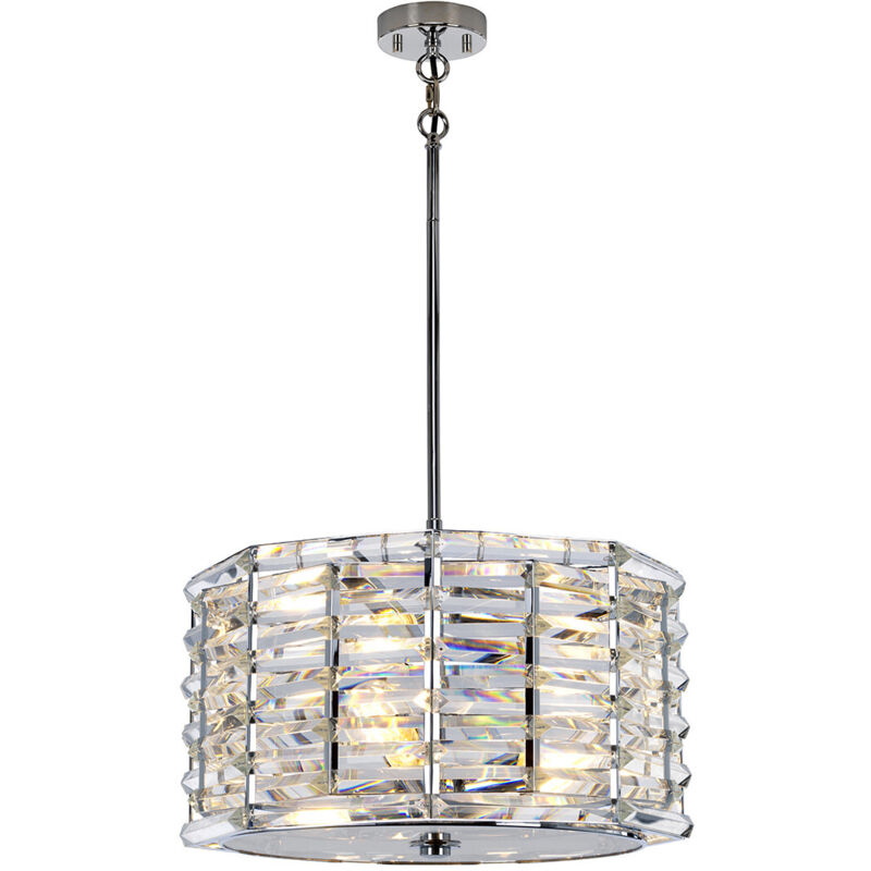 Shoal 4 Light Anhänger, Nickel Poliert, E27 - Elstead