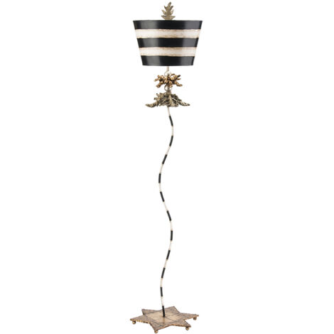 Elstead South Beach - Lampada da terra 1 luce Nero, Oro, E27