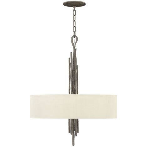 Elstead Spyre - Luminaire suspendu rond à 6 ampoules au fini bronze, E14