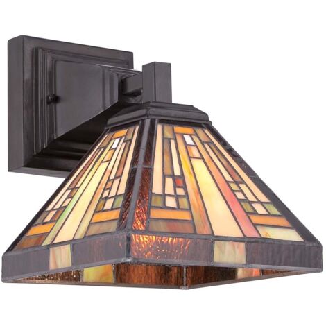 Elstead Stephen - 1 Licht Tiffany Licht Vintage Bronze, E27
