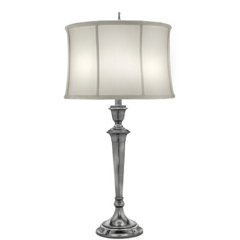 Elstead Syracuse - Lampada da tavolo a 1 luce Nickel antico, E27