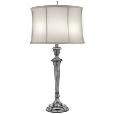 Elstead Syracuse - Lampe de table à 1 lumière, nickel antique, E27