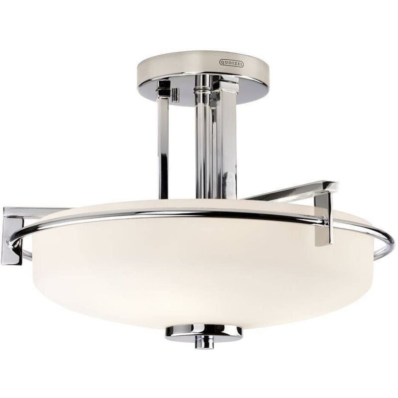 Taylor - Lampada semi-incassata a 3 luci - Finitura cromata lucida, G9 - Elstead