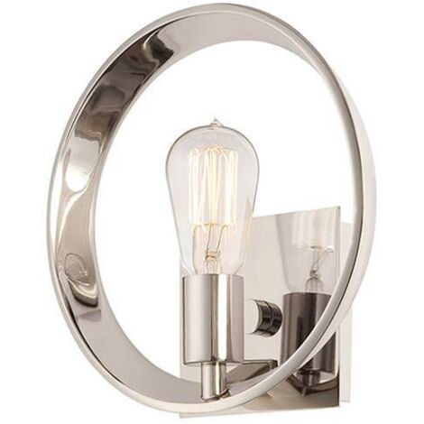 Elstead Theater Row - 1 Licht Innenwandleuchte Imperial Silver, E27