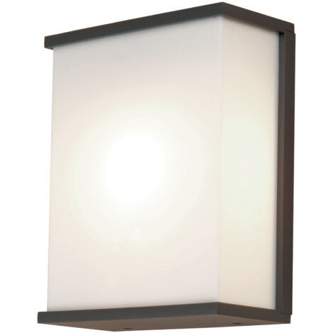 Elstead Torsten - 2 Light Large Wall Light - Dunkelgraues Finish, E27