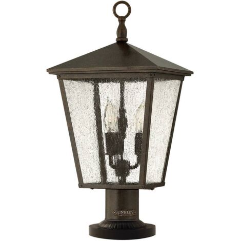 Elstead Trellis - 3 leichte Außenleuchte Regency Bronze IP44, E14