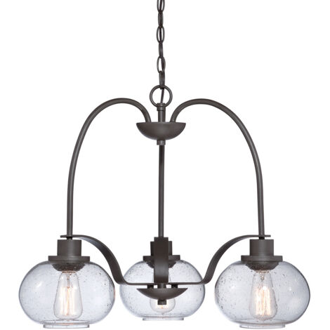 Elstead Trilogy - Lampadario Multi Braccio 3 Luci Finitura Bronzo Antico, attacco E27